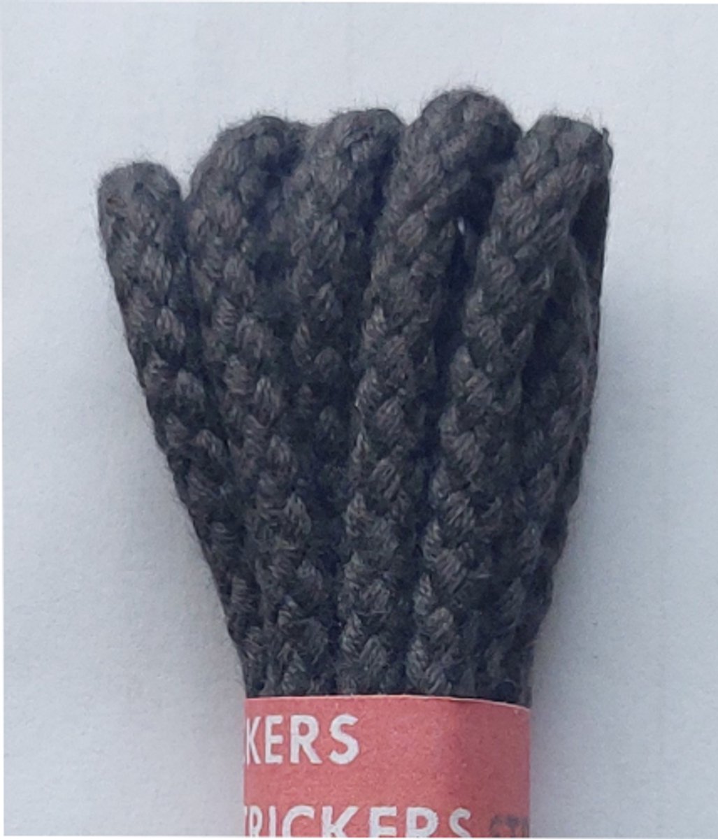 Strickers Veter - Donker Grijs - Rond - Koord Veters - Lengte 90 cm - Dikte 4 mm - Schoenveter