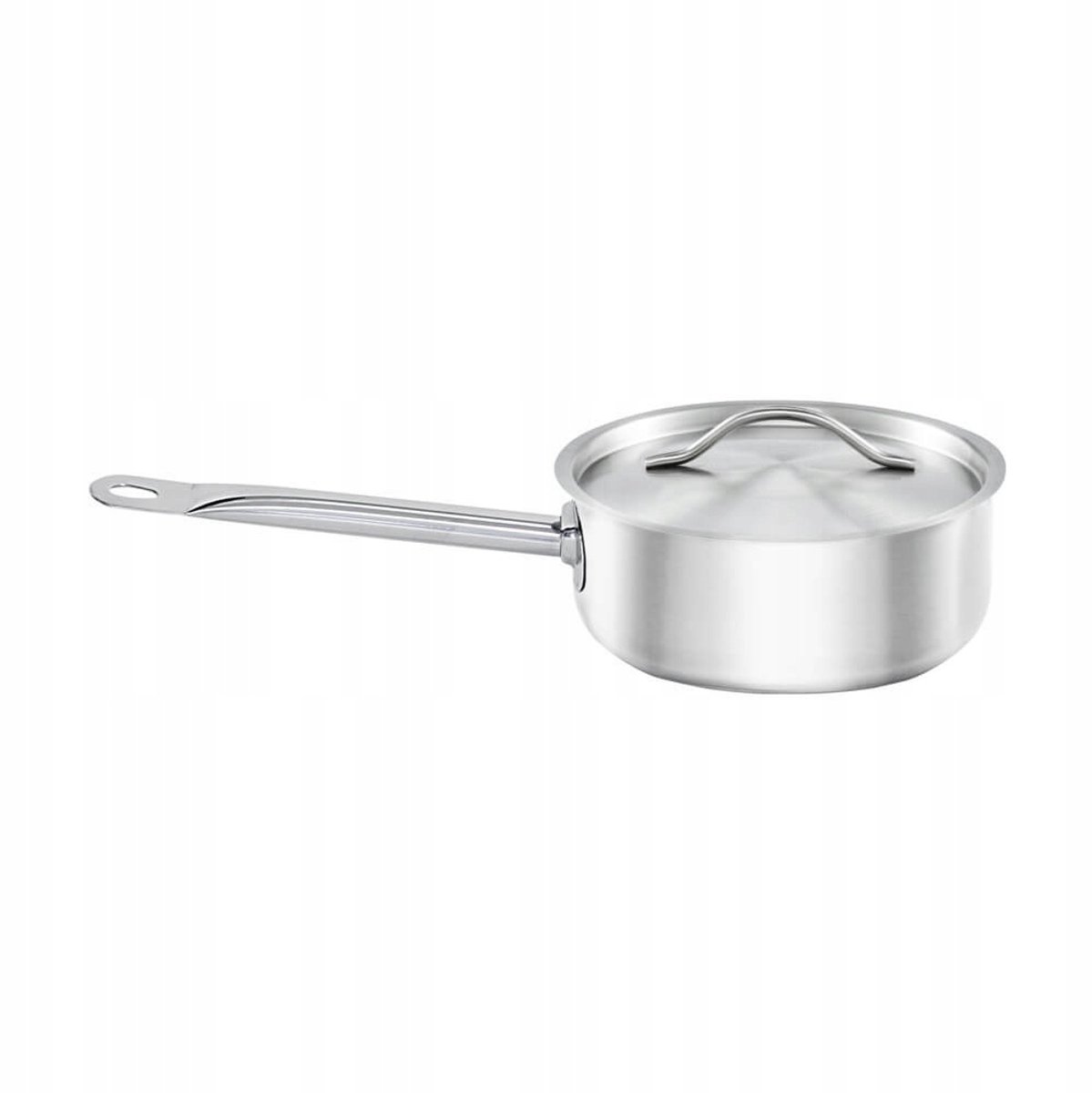 RVS Pan met Deksel Basic Ø160 mm 1,2L - Duurzaam & Praktisch