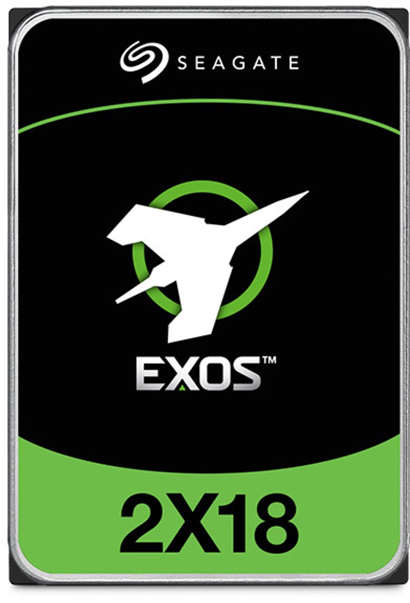 Seagate EXOS 2X18 interne harde schijf 18 TB 7200 RPM 256 MB 3.5" SAS