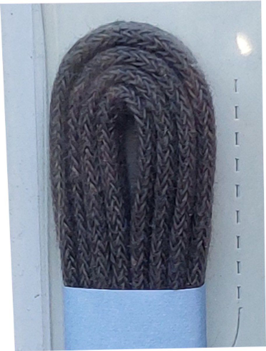 Gala Veter - Donker Grijs - Dun Rond - Lengte 90 cm - Dikte 2 mm - Schoenveter