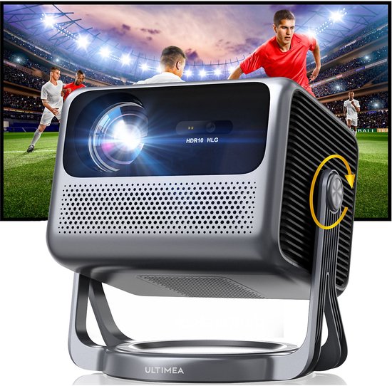 ULTIMEA Nova C40 Smart Projector 1080P Full HD, 600 ANSI lumen, Android TV 11, Dolby Audio, 6D Keystone