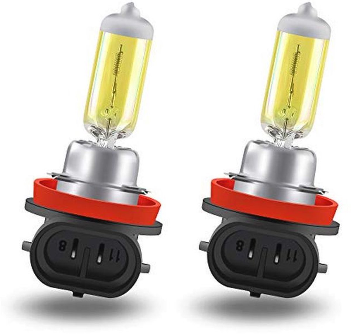 Halogeenkoplamp 12V 55W Goud 3000K voor Auto en Motorfiets - 2 Stuks
