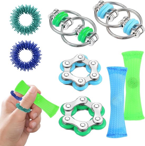Lot De 15 Jouets Sensoriels Anti-stress – Balles, Fidgets Et Minuteur – TDAH, Autisme, Anxiété – Cadeau Enfant/adulte