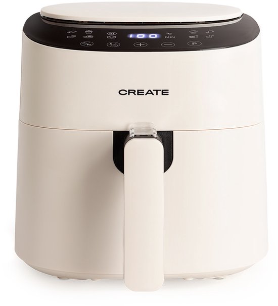 CREATE - Airfryer 3,5 L Vrijstaand 1300 W Gebroken wit - AIR FRYER PRO COMPACT