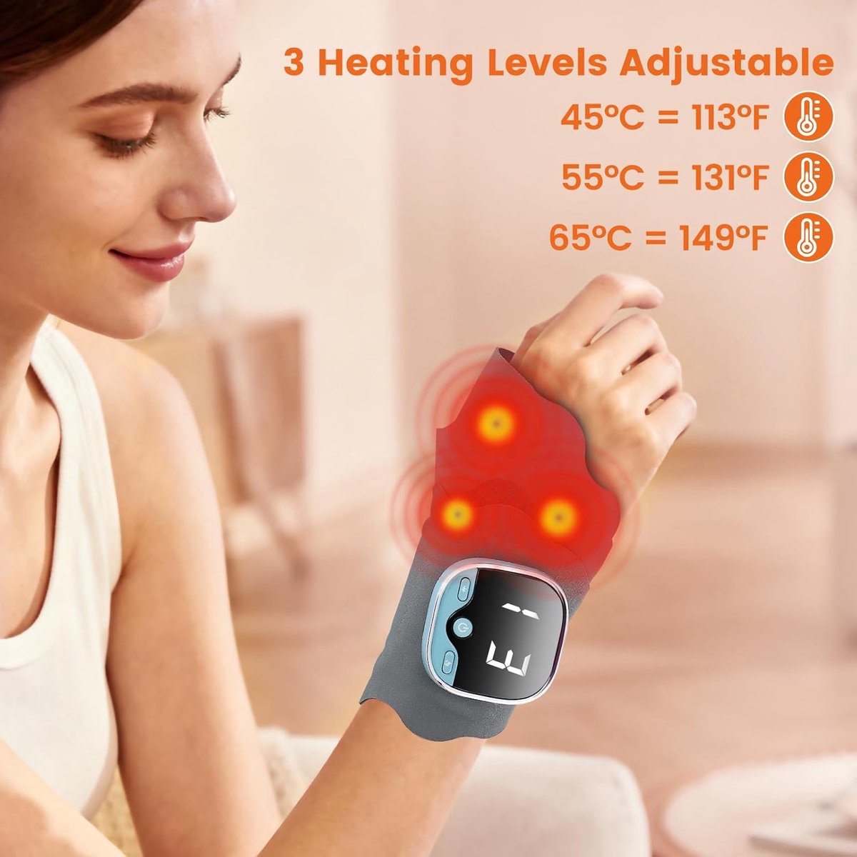 BeltAvenue EMS Polsmassageapparaat Draadloos met 5 Modi - afbeelding 2