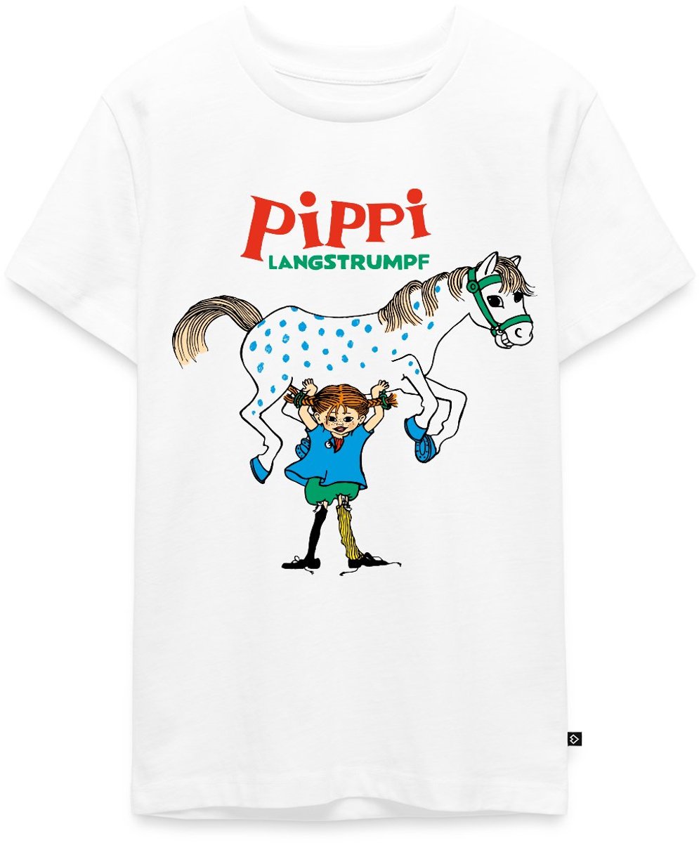 Pippi Langkous En Kleine Witte Avonturen Premium T-Shirt Tiener