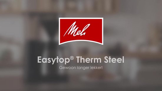 Melitta Easy Top Therm koffiezetapparaat 1023-08 zwart