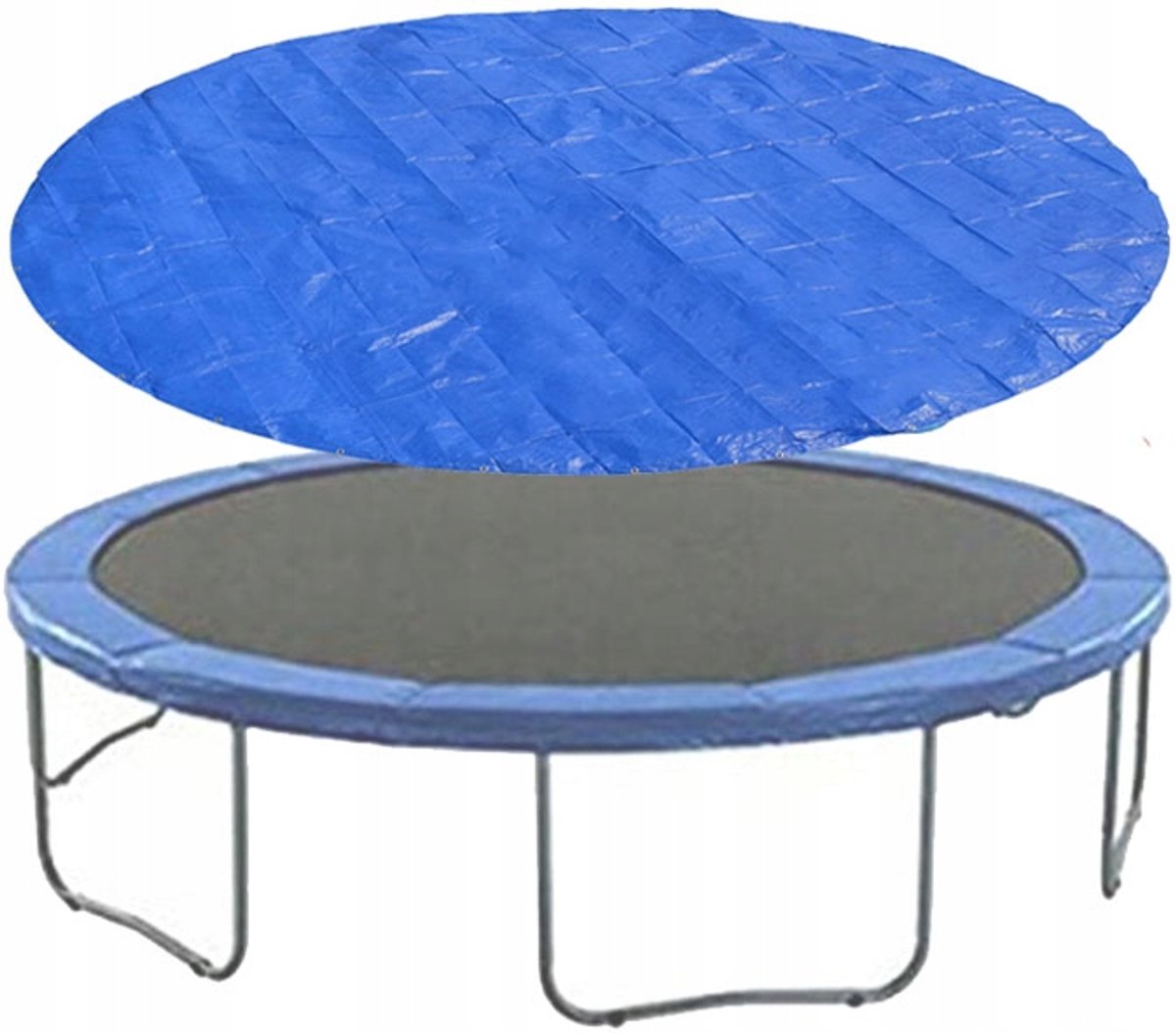 Universele Ronde Trampoline Hoes & Hoes 490cm Blauw