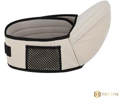 TRESTO - Luxe Heupdrager - Baby En Peuter Heupzitje - Comfortabel - Draagzak - Beige - Heupdrager - vakantie - zomervakantie