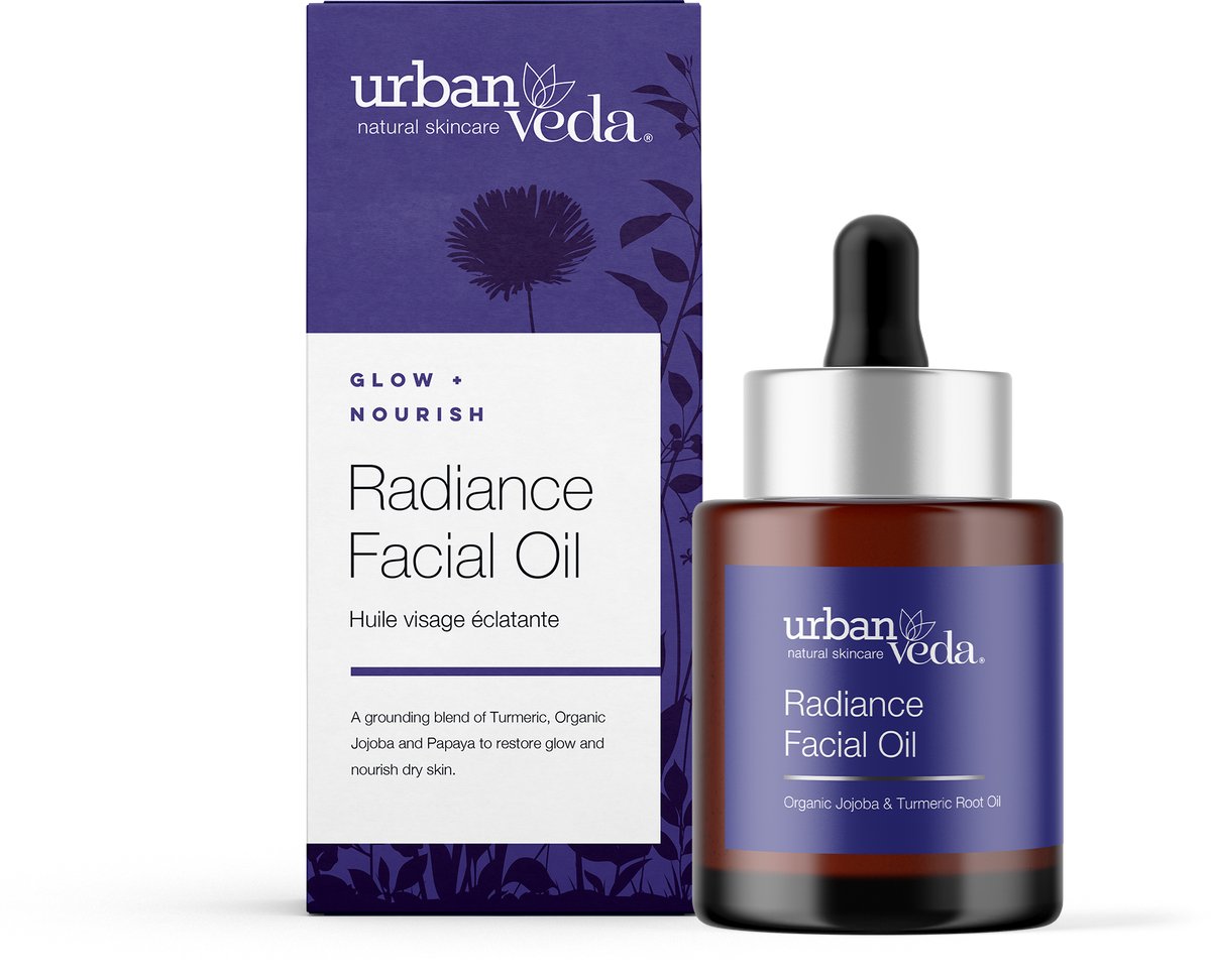 Urban Veda Radiance Facial Oil - Ayurveda - Natuurlijk - Verzorgend - Vegan - Dierproefvrij - Vrij van parabenen