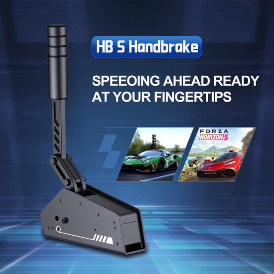 PXN HB S - Handrem voor Sim Racing - USB Hydraulische Handrem - Progressieve Weerstand - Compatibel met PC - Zwart van Merkloos — afbeelding 5