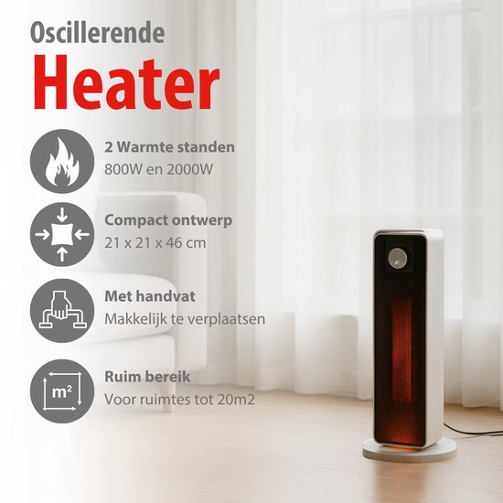 Radiateur Soufflant Céramique Électrique, 1500W Chauffage Soufflant Avec Télécommande, PTC