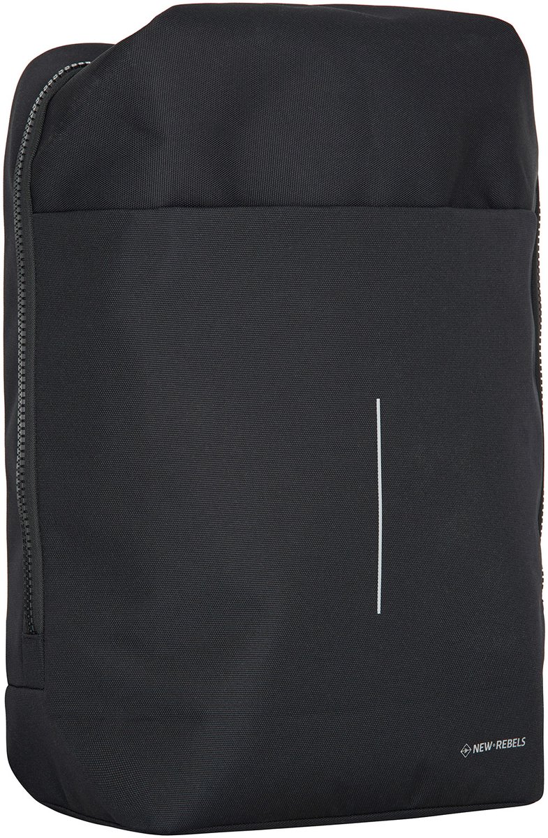 New Rebels Valor Cranston Backpack – Comfortabele Waterafstotende Rugtas – 19L - Zwart