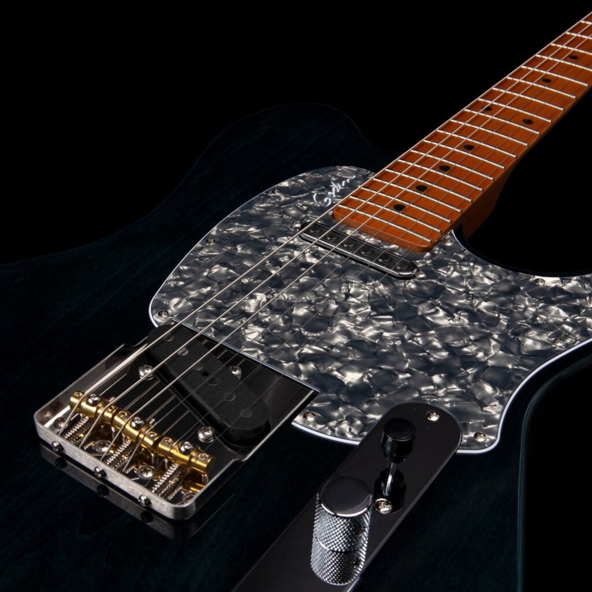 Godin Stadium Pro Pacific Blue MN elektrische gitaar met gigbag