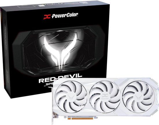 PowerColor Red Devil AMD Radeon RX 9070 XT Spectral White