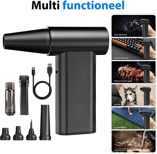 JUNSUN Krachtige 180W Handstofzuiger met 8000 mAh Battery - JUNSUN - €59,99