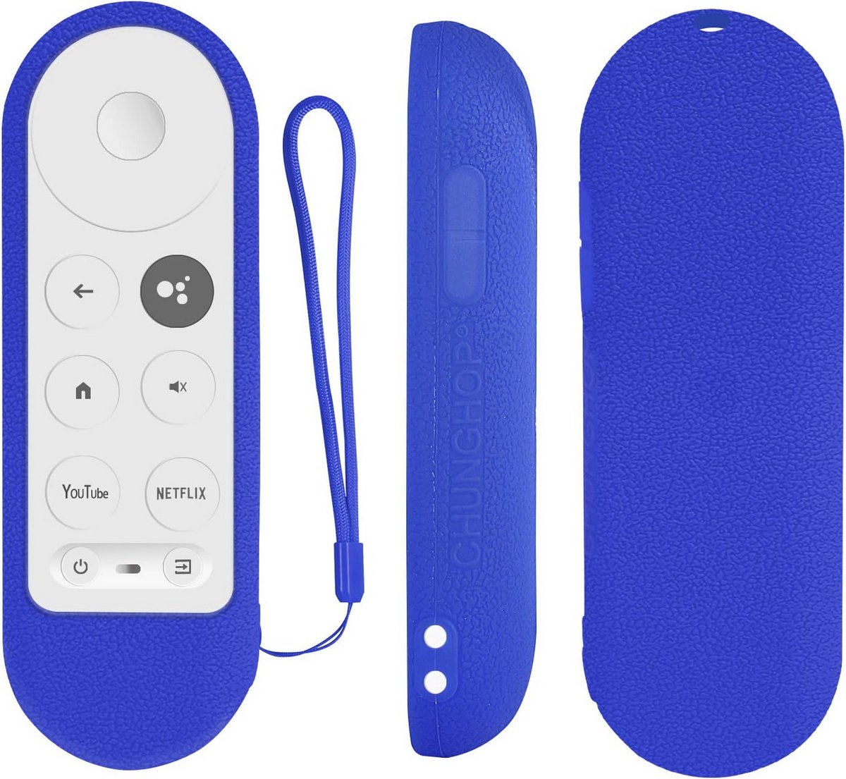 Voice Afstandsbediening met Beschermhoes voor Chromecast 4K (2020 Modellen)