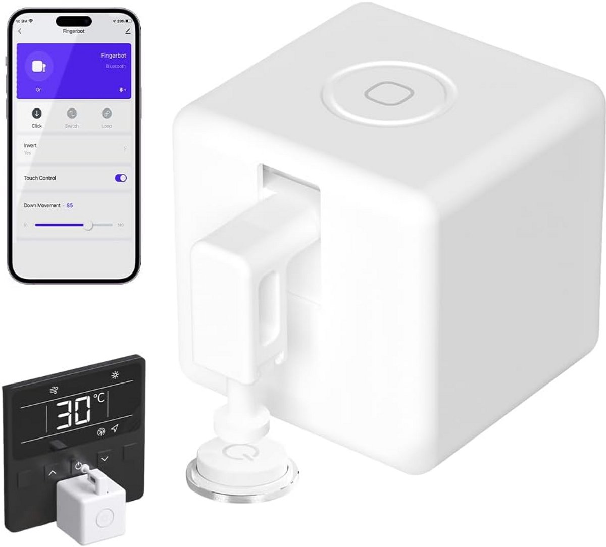 Slimme Knop Besturings Bot - Draadloze Schakelaar Automatisering met Timer en Spraakbesturing (Gateway Vereist)