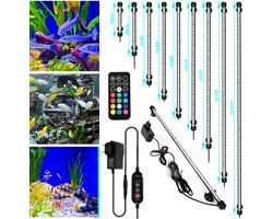 Waterdichte RGB LED duikverlichting aquarium 10,8W met timer