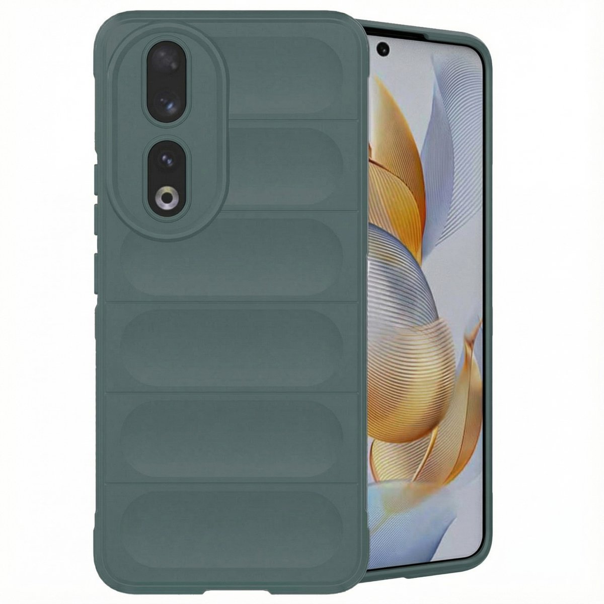 imoshion Hoesje - Geschikt voor Honor 90 - EasyGrip Backcover - Donkergroen