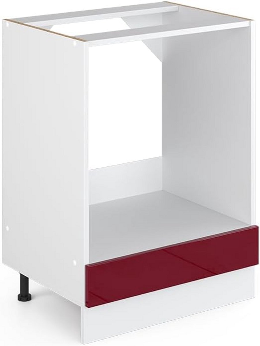 Modulaire Ovenkast 60 cm - Keukenmodule Onderkast Bordeaux R-Line