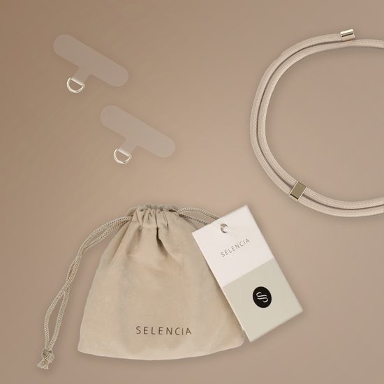 Selencia Cordon téléphonique universel - Chaîne téléphonique Universel - Beige