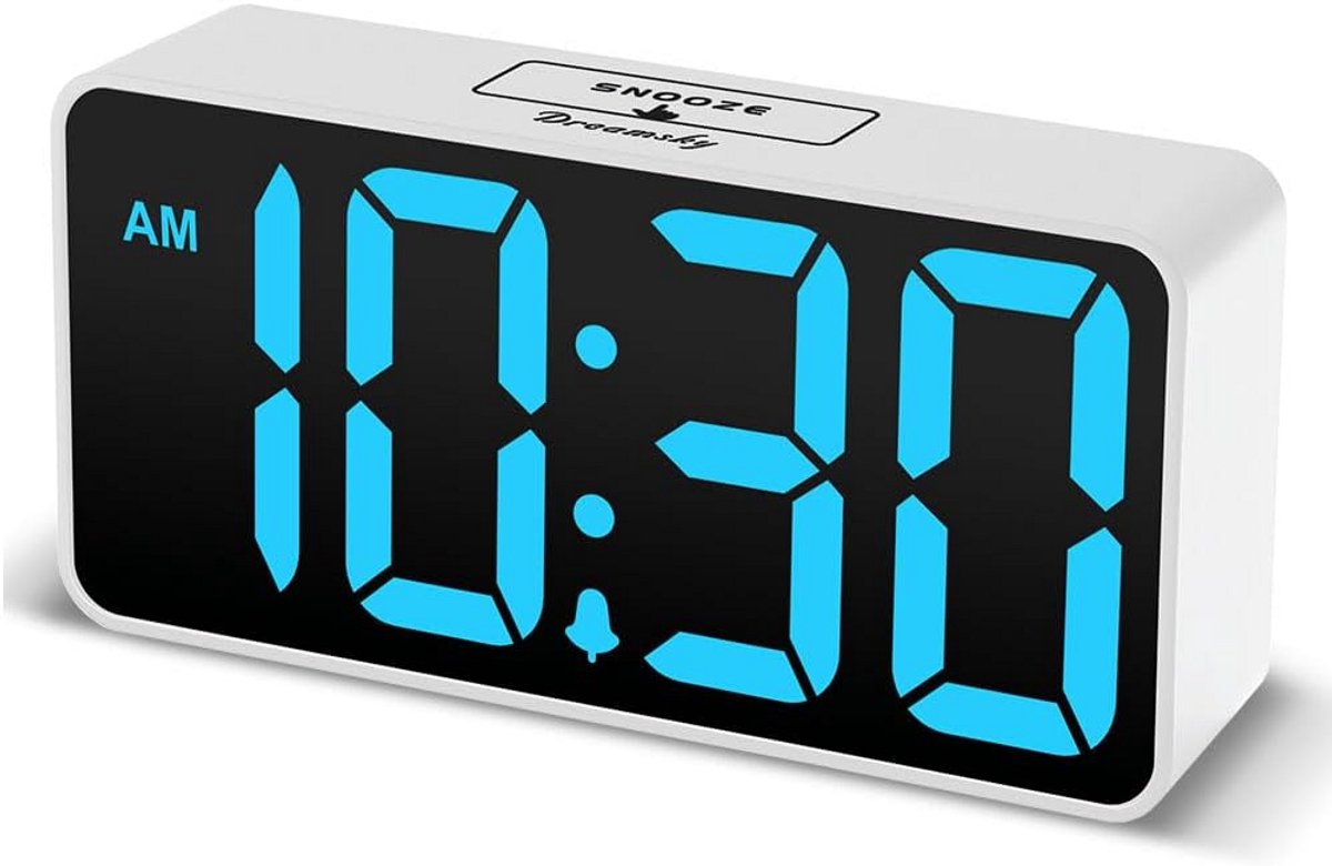 Digitale Wekker met Groot Helder Display en USB Oplaadpoort