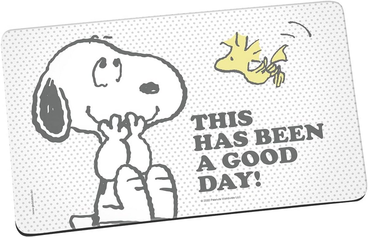 Snoopy Peanuts Ontbijtplankje Resopal - Hittebestendig en Vaatwasserbestendig