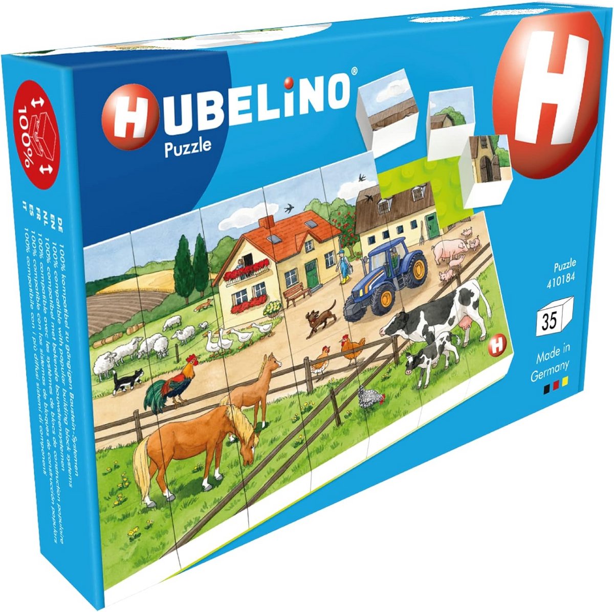 Bouwstenen Puzzel Boerderij Leven 35 Stukjes voor Kinderen Vanaf 4 Jaar Met Spiel Gut Keurmerk