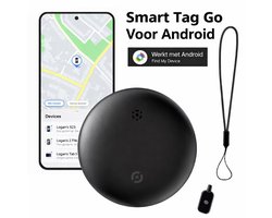 Android GPS Tracker – Real-time Locatie Volgsysteem – Werkt met Google Find My app- Alleen geschikt voor Android telefoons- Gecertificeerd - Batterij Vervangbaar - 24/7 live locatie meekijken - Zwart