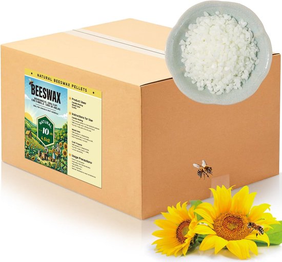 Geel Bijenwas Pastilles Naturel Bijenwas voor Cosmetica