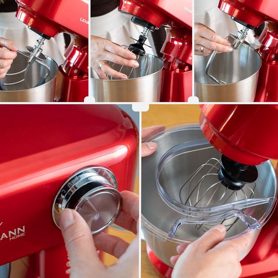 Krachtige Keukenrobot met 5L Kom en Accessoiresets - 1500W — afbeelding 2