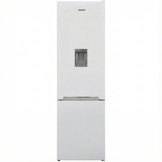 Heinner HC-V288WDE++ Koel-vriescombinatie 288L Wit met Waterdispenser, Low Frost, Super Freezing, Mechanisch, Omkeerbare Deur