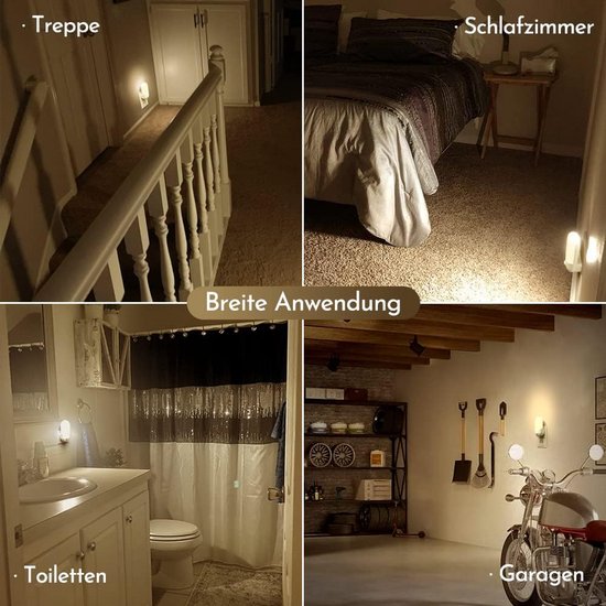 Nachtlampje met Schemersensor voor Stopcontact - Automatische Aan/Uit - Warm Wit Licht — afbeelding 3