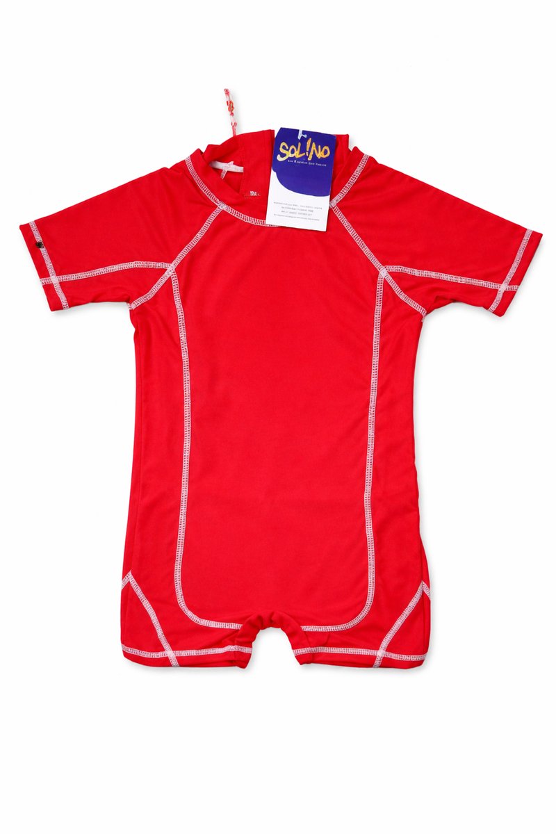 Solino - UV-Zwempak - UPF50+ - Rood - maat 98/104