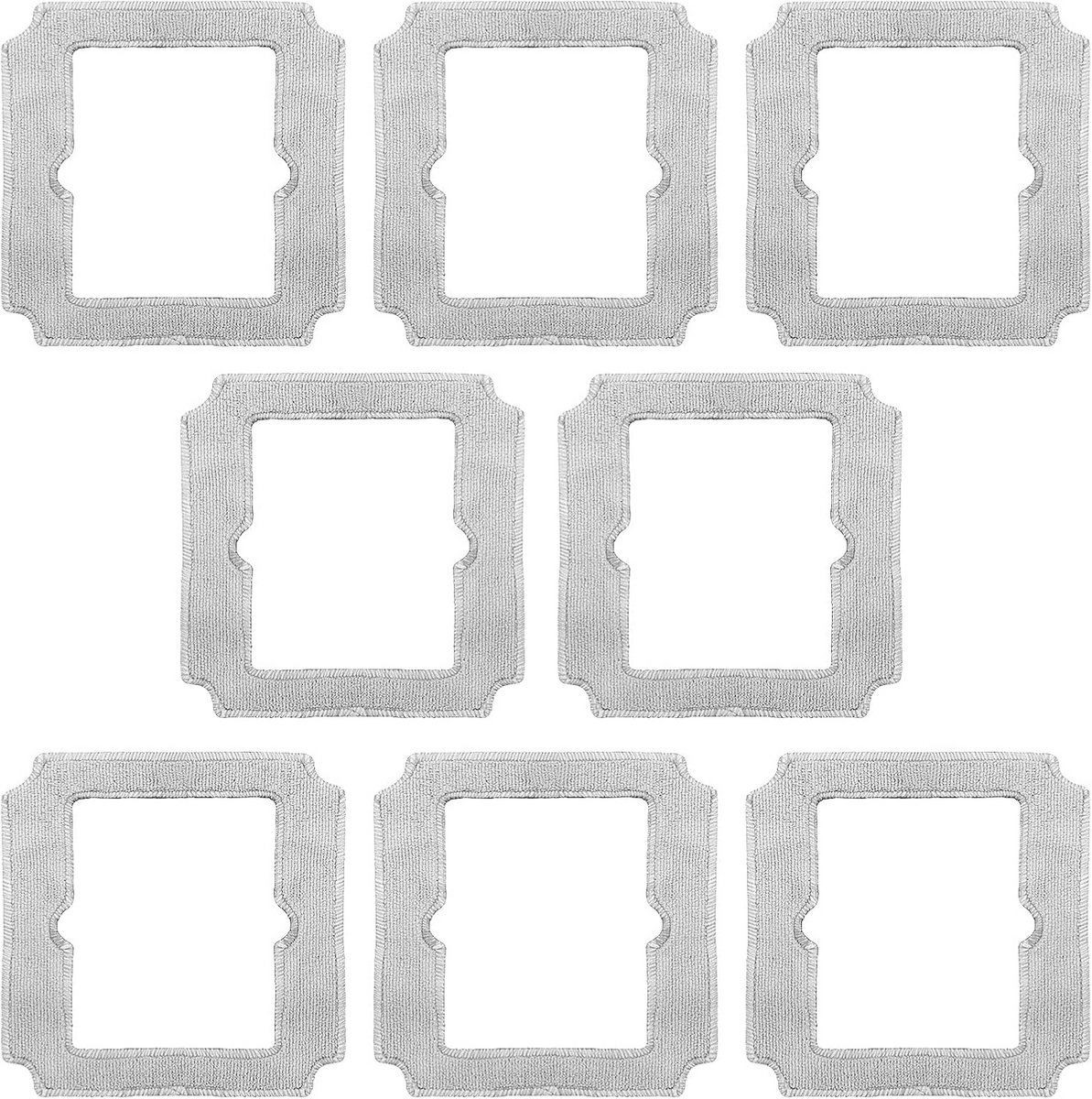 8 Stuks Microvezel Wisdoeken voor Ruitenreinigingsrobot