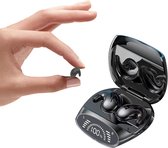 De Beste Gadgets Slaap Oordopjes Bluetooth – Draadloze Sleep Earbuds – Kleine oordopjes - Kleine Oortjes - Ultra Dun & Comfortabel – Voor Zijslapers – Noise Reduction – Waterbestendig - MD - Zwart
