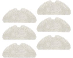 Reserveonderdelen, 6 stuks mop, Geschikt voor Dreame D10S, D10S Pro, D9 Max Gen 2, D9 Max White, F9 Pro robotstofzuiger, reserveonderdelen