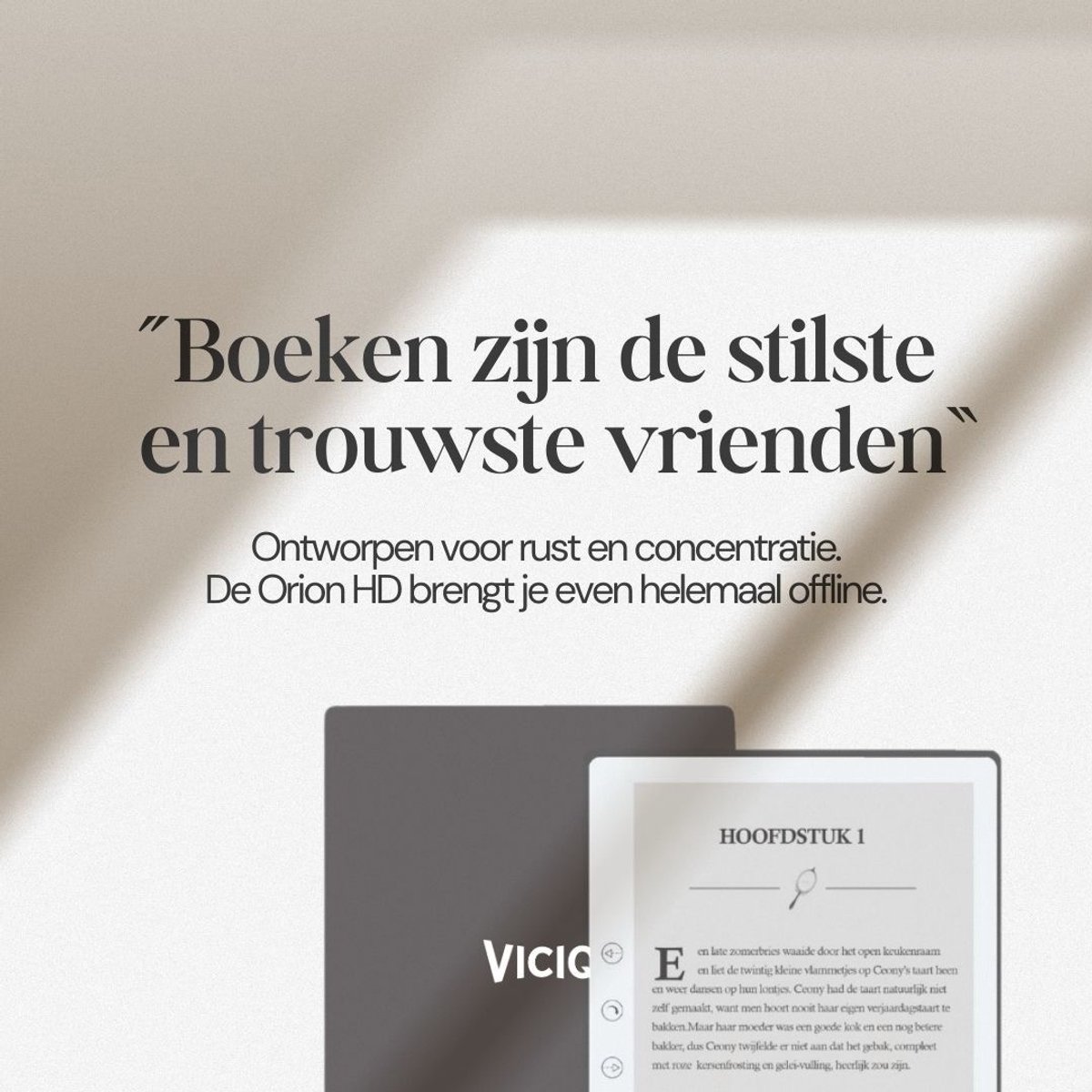 Viciq E-reader Orion - 6 inch - 32GB voor 24.000 ebooks - afbeelding 2