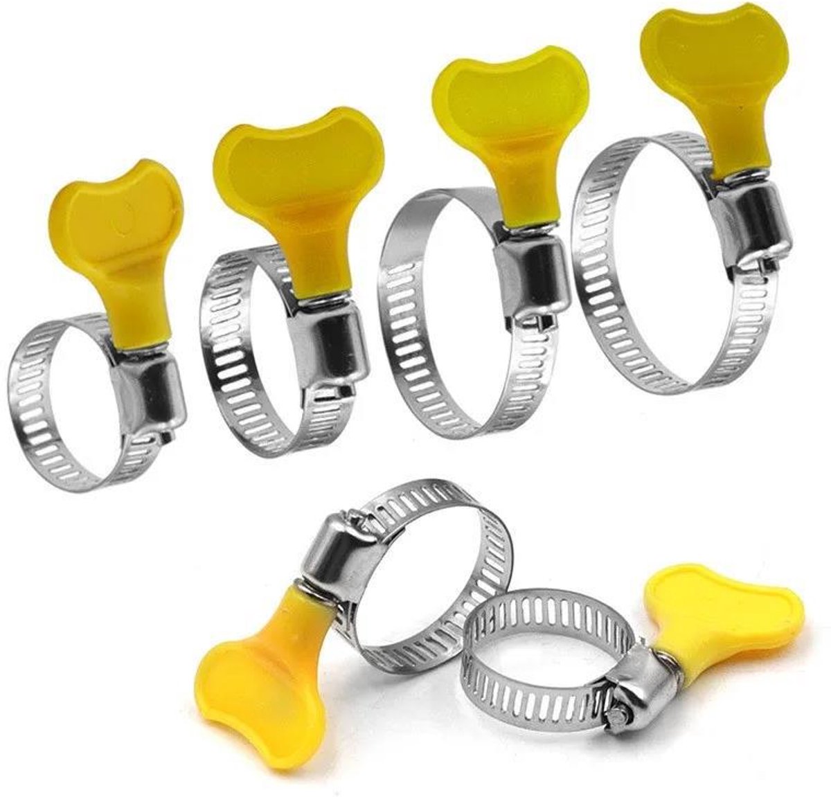10 Stuks RVS Klemmen 10-16mm - Pijpclips Voor Water- En Gasleidingen - Anti-losraken Pijpb
