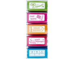 COLOP NIO School Motivatiestempelset – Set 4 – Voor Leerkrachten