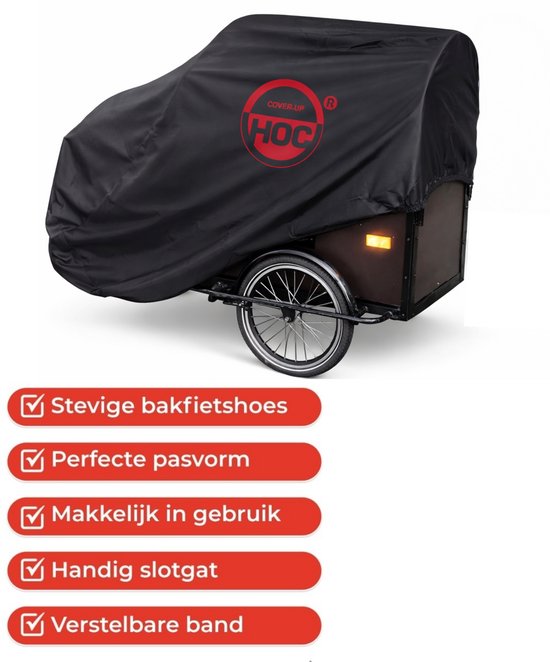 COVER UP HOC Troy Bakfietshoes zwart - stofvrij / ademend / waterafstotend - Red Label van COVER UP HOC — afbeelding 2