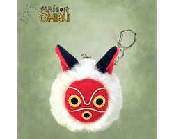 PRINCESS MONONOKE - San's Mask - Fuwafuwa Mini purse 8.5cm