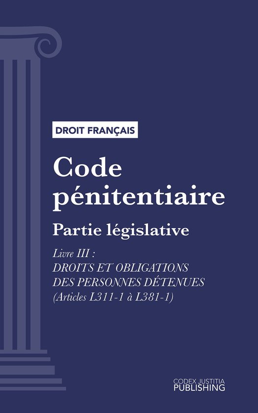 Code pénitentiaire - cover