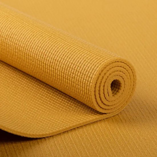 Yogamat - Chakra - Geel - Yellow - Meditatie - Yoga - Zen - Flow - Design - Chakralign - Anti Slip - Gymnastiek Mat - Yoga Nidra van Merkloos — afbeelding 3