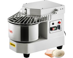 VEVOR Deegmixer Keukenmachine Rvs Standmixer Commerciële Kneedmachine 8l
