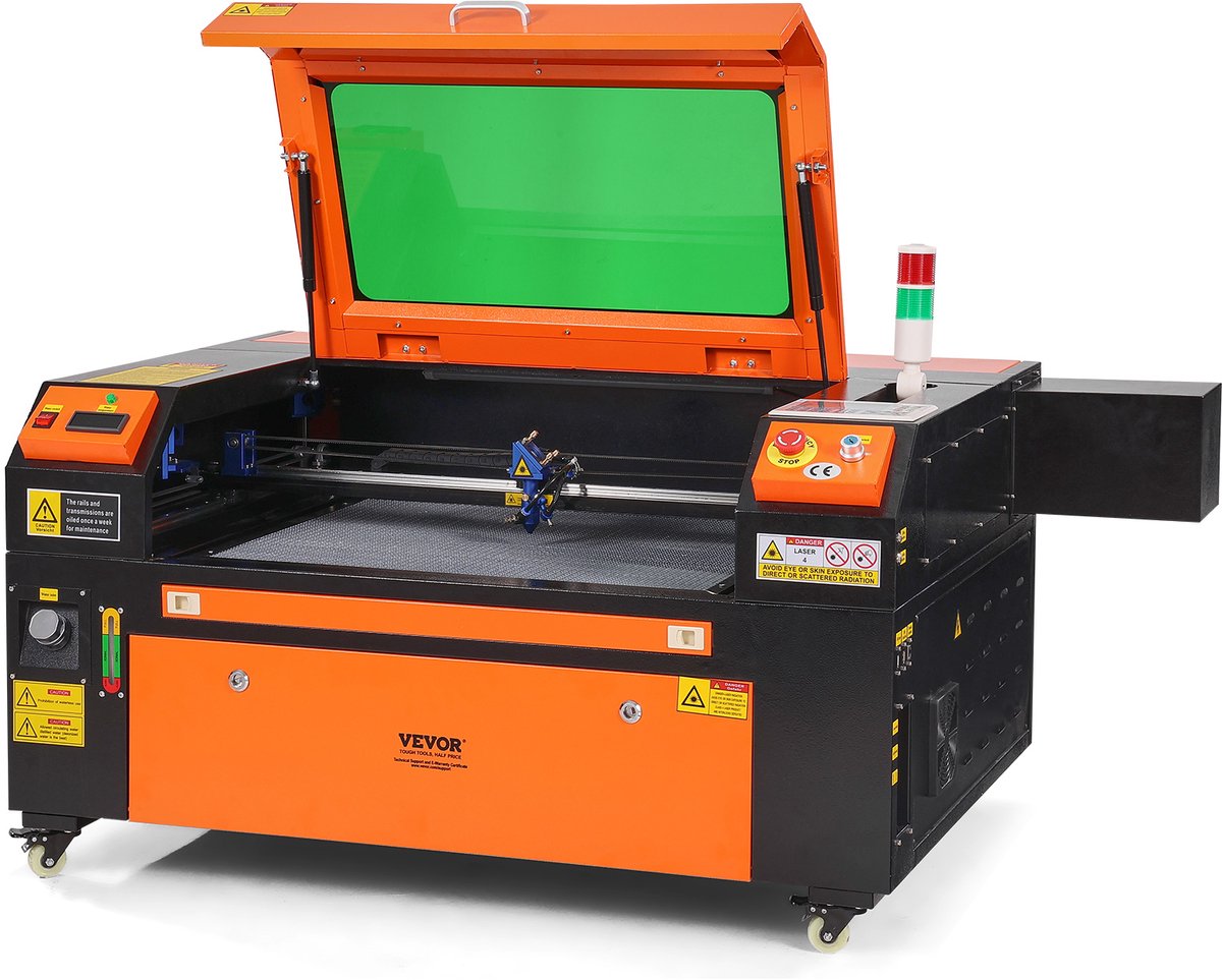 VEVOR Lasergraveermachine Graveerapparaat 80w Co2 Lasergraveermachine 500x700mm Lasersnijdende Lasergraveur