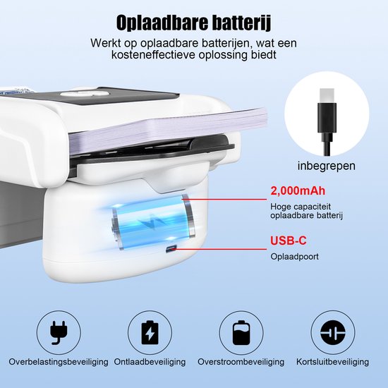 Automatische Oplaadbare Kaartschudder -Schudmachine - Laag Geluidsniveau - Draagbaar Ontwerp - Geschikt voor 1-2 Speldekks - Voor Poker, UNO, Blackjack, Skip-Bo, Phase 10