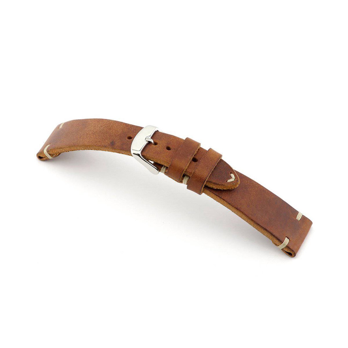 Horlogeband St. Pauli 22-18 mm Cognac M