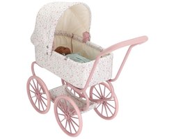foto van Little Dutch Poppenwagen - Kinderwagen - Soft Flowers